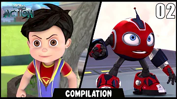 Vir: The Robot Boy & Rollbots | Compilation 02 | Action show for kids | WowKidz Action