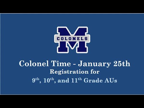 MHS Course Registration SY23 24 - YouTube
