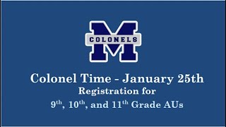 MHS Course Registration  SY23 24
