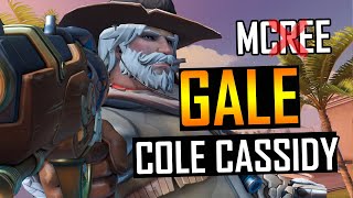 POTG! GALE Cole Cassidy Gamepay - NEW MCCREE OVERWATCH GAMEPLAY SEASON 30 TOP 500