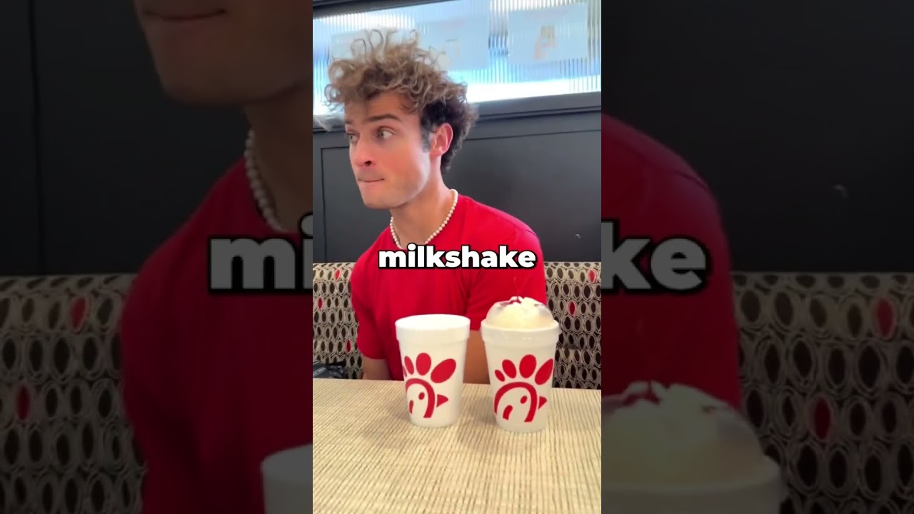 $2 MILKSHAKE VS CHICK-FIL-A 😱 - #shorts