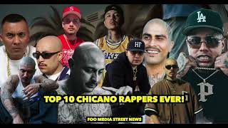 Celebrity Top 10 Chicano Rappers EVER 🤯😳 California Best Rappers List Net Worth