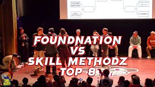 FOUNDNATION VS SKILL METHODZ-MASSIVE MONKEES DAY 2025-3V3 TOP 8- #DJFLEG