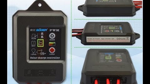10A Waterproof Solar Charge Controller PWM Solar Panel Regulator for 12V/24V Solar Charging-Overview