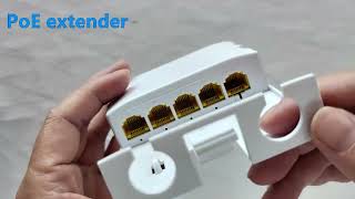 5 ports 1000Mbps PoE extender