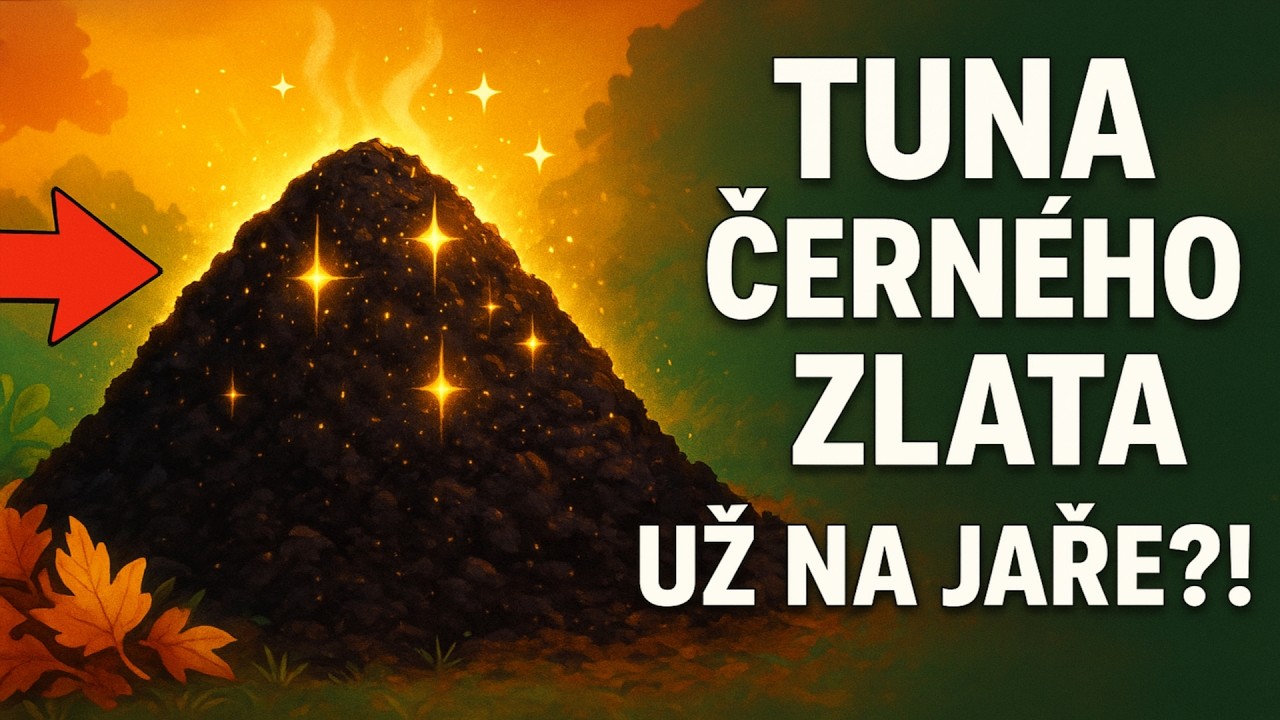 Stačí to na podzim jen naházet na hromadu, a na jaře se můžete těšit na tunu „černého zlata“. Kompo