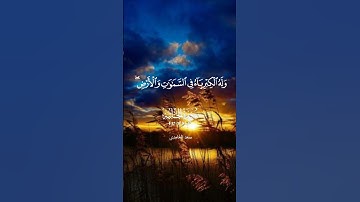 من سورة الجاثية بصوت القارئ سعد الغامدي #القرآن_الكريم #اكسبلور #quran #duet