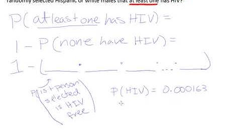The probability of "at least one": using complements, problem 4