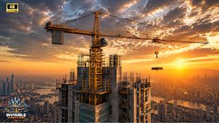 Tower Cranes: How They Climb Skyscrapers And Get Back Down