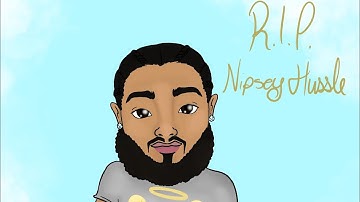 iPad Pro Procreate Nipsey Hussle chibi drawing
