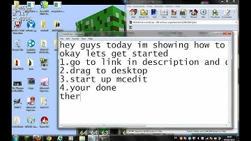 how to get mcedit for minecraft 1.2.3