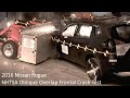2014-2020 Nissan Rogue / X-Trail NHTSA Oblique Overlap Crash Test (Left Side)