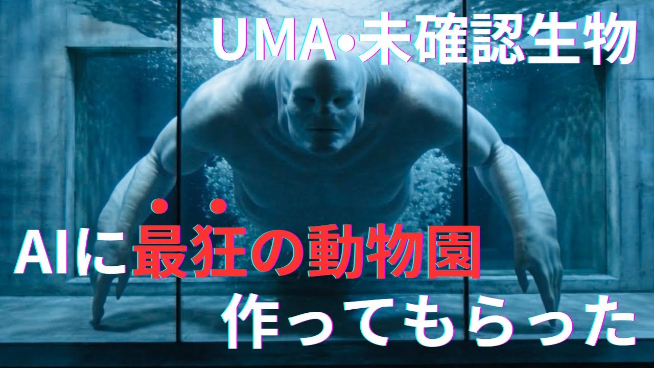 【UMA動物園】AIに最狂の動物園作ってもらったー未確認生物ー