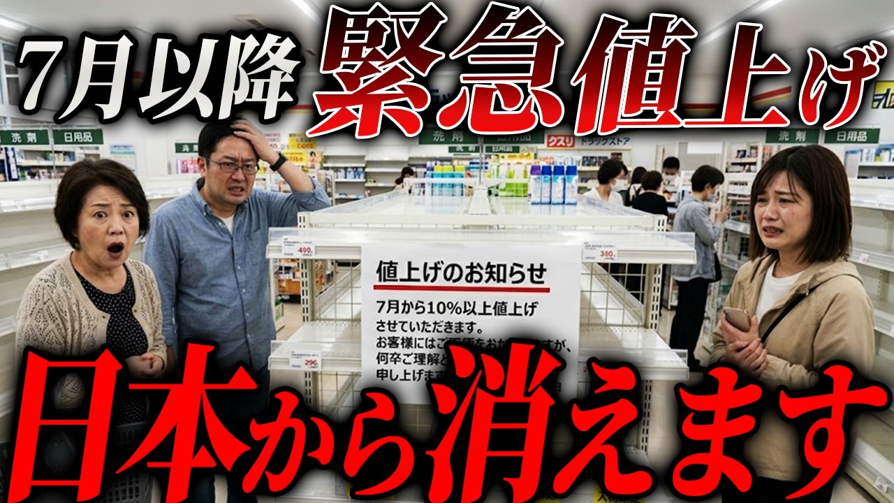 備品です。値下げできます 日本から消える…】今すぐ買わないとヤバい！7月以降に値上げする恐怖の
