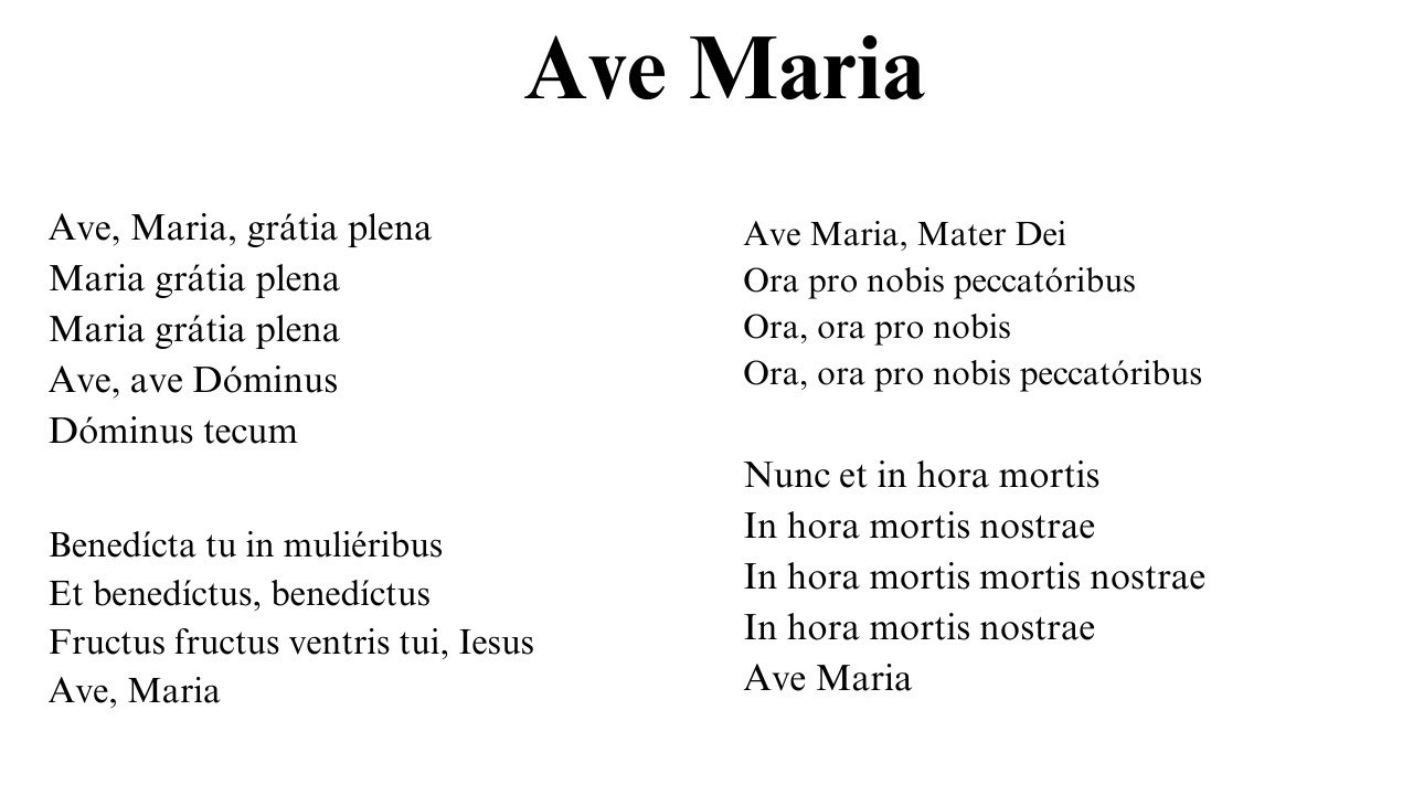 AVE MARIA GRATIA PLENA 2023 - YouTube
