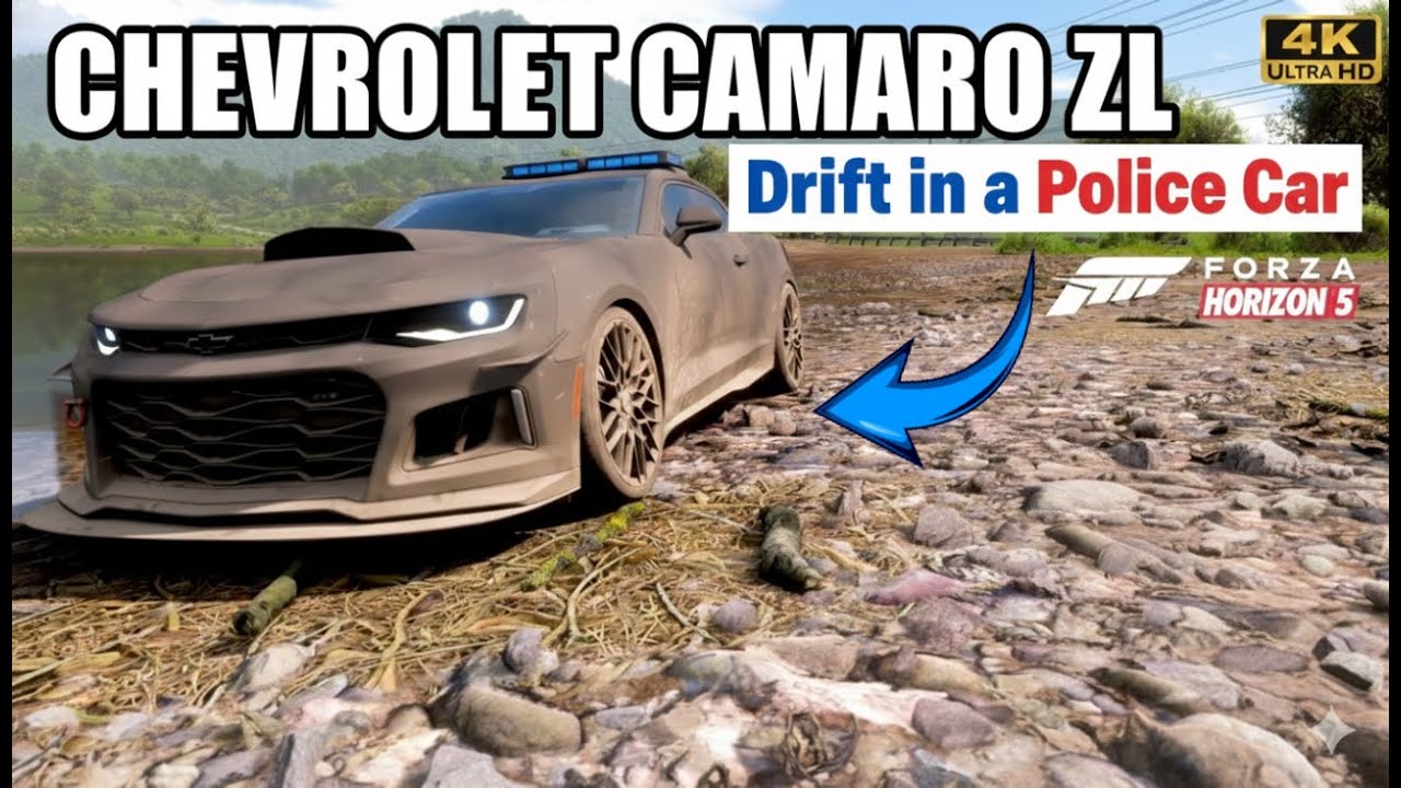 Chevrolet Camaro ZL1 Police‑Style Beast – Extreme Drift & Full Power Drive | Forza Horizon 5 🔥🔥
