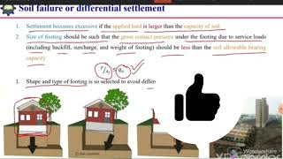 Soil failures in structures stability| differential settlement of structure| how to fail a structure