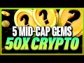 Top 5 mid cap altcoin gems with 10 50x potential