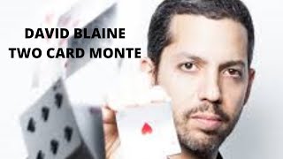 David Blaine Two Card Monte Tutorial
