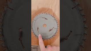 Your saw blades aren't blunt, they're dirty. #diy #customers #kitchen #woodworking #carpentry #howto