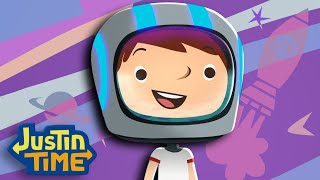 Justin in Space!  Moon Jump & More Full Episodes | Justin Time