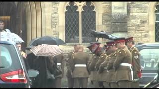 Funeral of soldier killed in Afghanistan 10.07.12