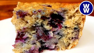 Blueberry Oat Protein Pancake Bars🫐WW Breakfast Meal Prep/Weight Watchers Recipe /Calories &amp; Macros