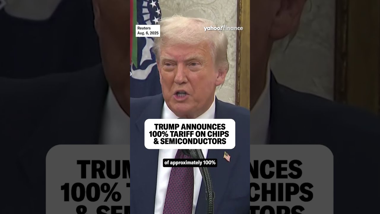 Trump Announces 100 Tariff On Semiconductors