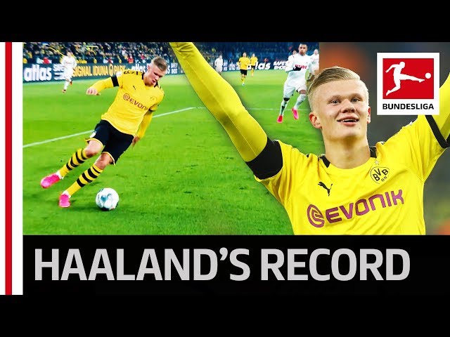 Erling Haaland's Record | 5 Goals in 56 Minutes for Dortmund class=
