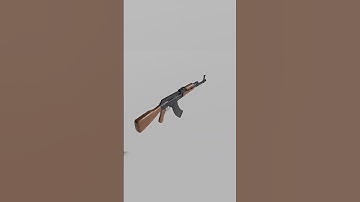 Ak47 Hecha en Blender