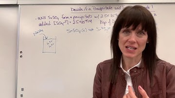 Decide if a Precipitate will form Example 1