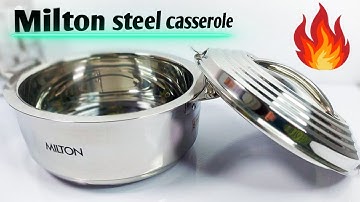 Milton steel casserole | Milton casserole | Hot pot