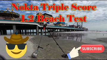 Nokta Triple Score 1.2 Beach Test