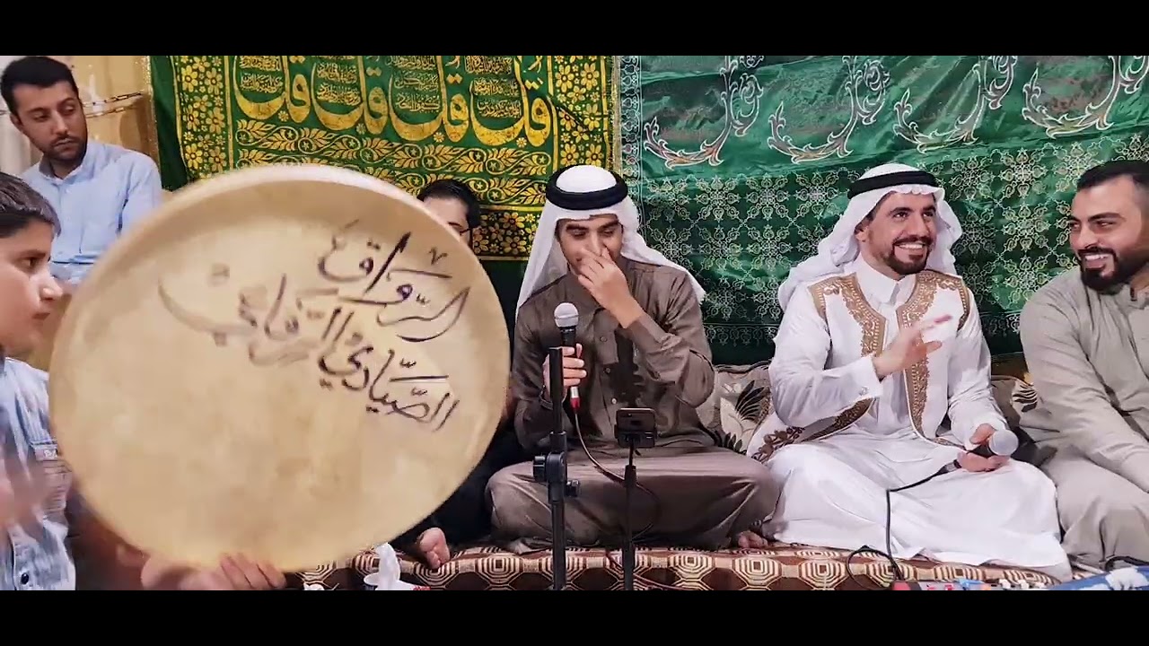 المداح عمار النعيمي النبي في دار السيد الحاج ابراهيم الطالب السبعاوي(رحمه الله )في اجديدة