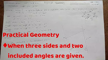Method-4-Constructing a Quadrilateral /Practical Geometry /8thclass/ncert