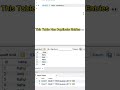 Find Duplicate Rows in SQL in 5 Seconds 🔥#shorts
