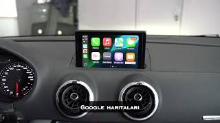 Audi A3 2013-2020 İnterface Kablosuz Carplay -Orijinal Ekran- Video İzleme Geri Kamera COMWEGEN