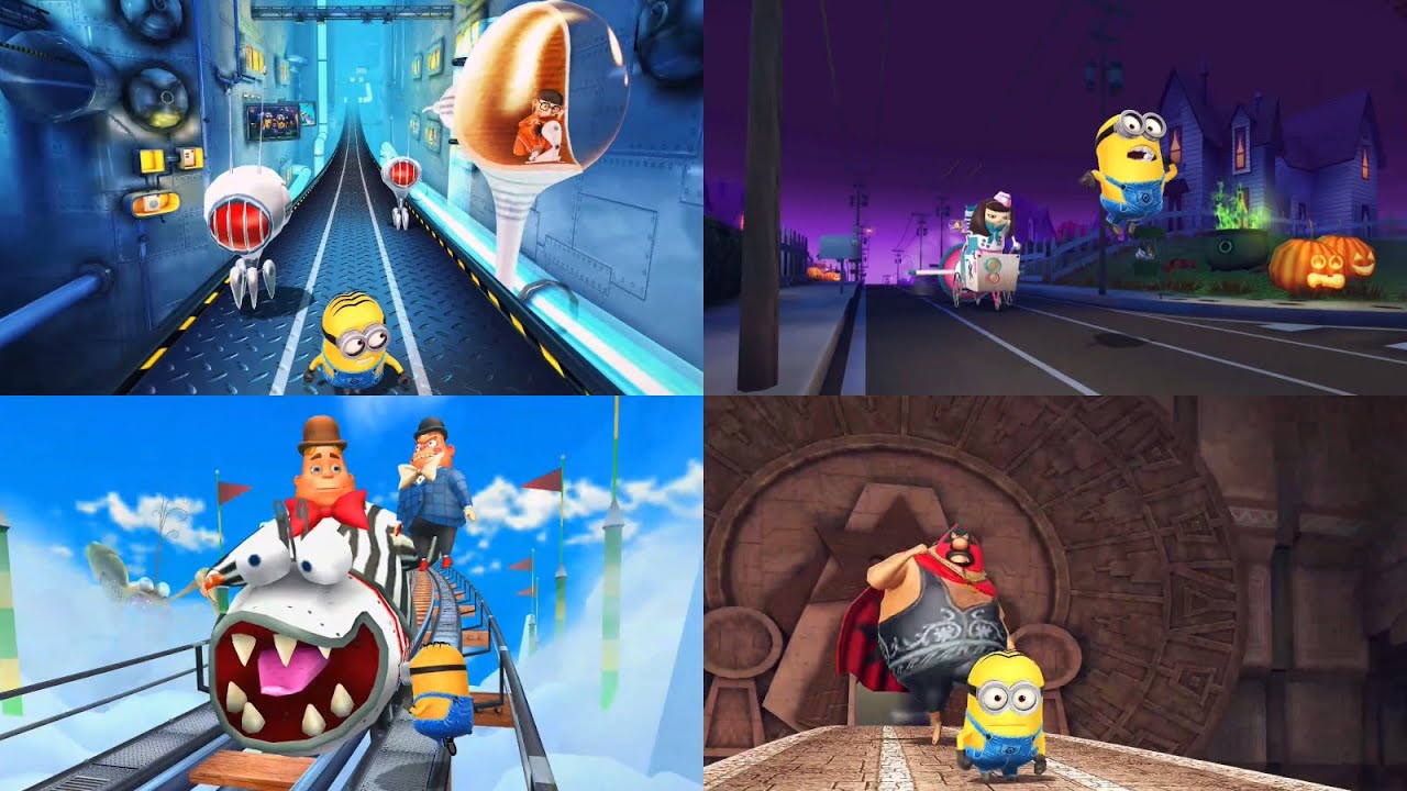 Despicable Me Minion Rush All Bosses (Vector, Meena