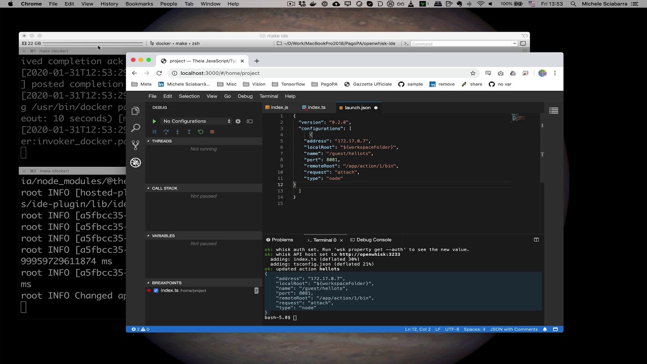 06 create arrays from a text file - youtube Images... OpenWhisk IDE & Debugger preview - YouTube