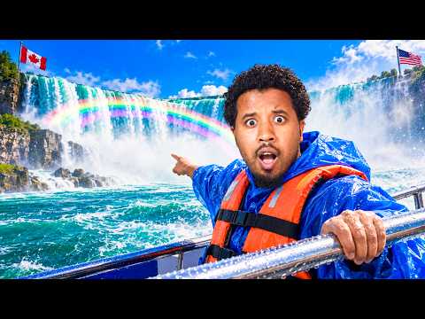 የሀያላኑ ሀገራት አስገራሚ ድንበር ላይ ሄድኩ Abel Birhanu US and Canada Border