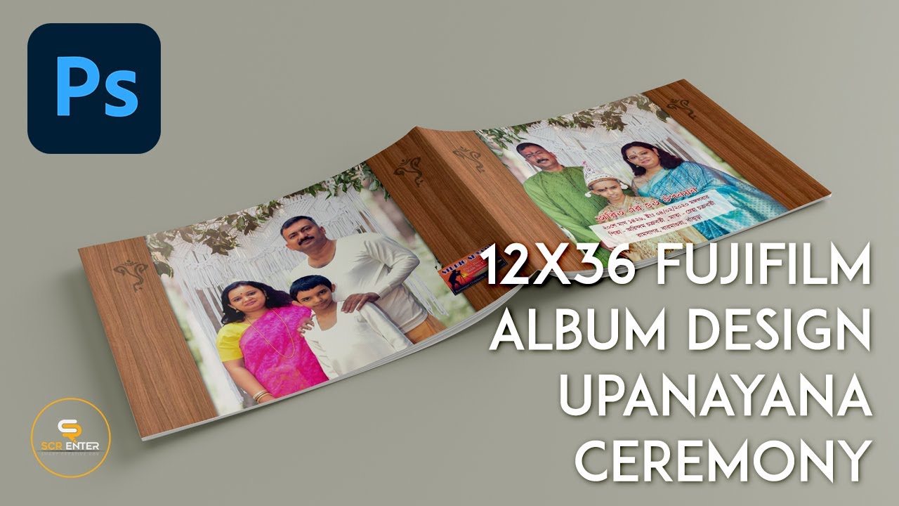 Upanayana the Thread Ceremony 12x36 Album Design Fujifilm Printing