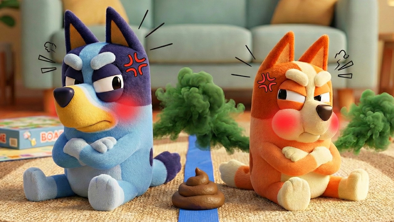 Stop Bingo, Bluey..! Don't Get Angry at Each Other !!| Bluey x Bingo Stories | Bluey Funny Animation