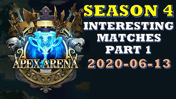 Langrisser M - Apex Arena S4 - Interesting Matches Part 1 (Week 1 Highlights)