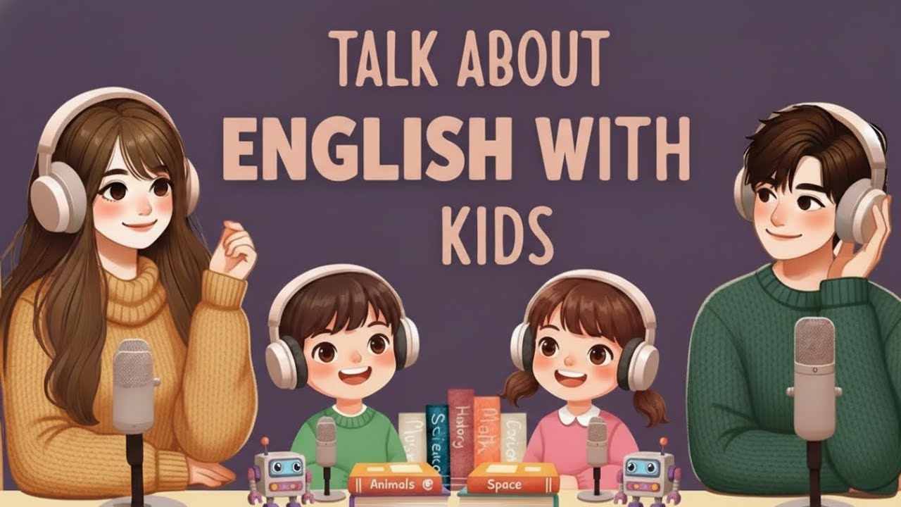 Learn English Daily Routine With Kids | Real Life English Conversation ...