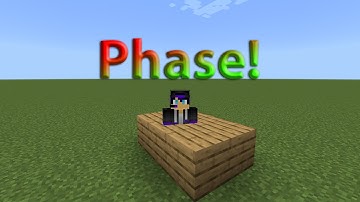 How to make Phase Hacks in Minecraft Windows 10 Edition
