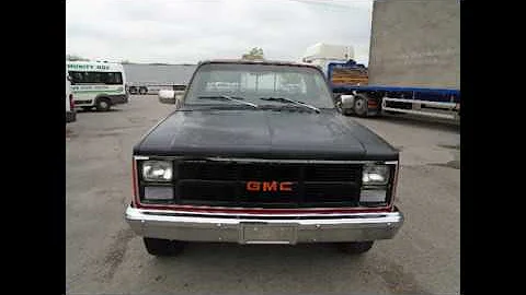 GMC K1500 HIGH SIERRA 4X4 PICKUP 1984 FOR SALE