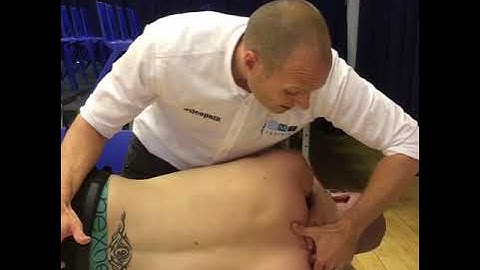 Thoracic Mobilisation - extension of the upper back