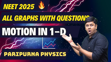 MOTION IN 1D | ALL Graphs  | PARIPURNA PHYSICS | GAURAV GUPTA | THEORY | QUESTION PRACTICE