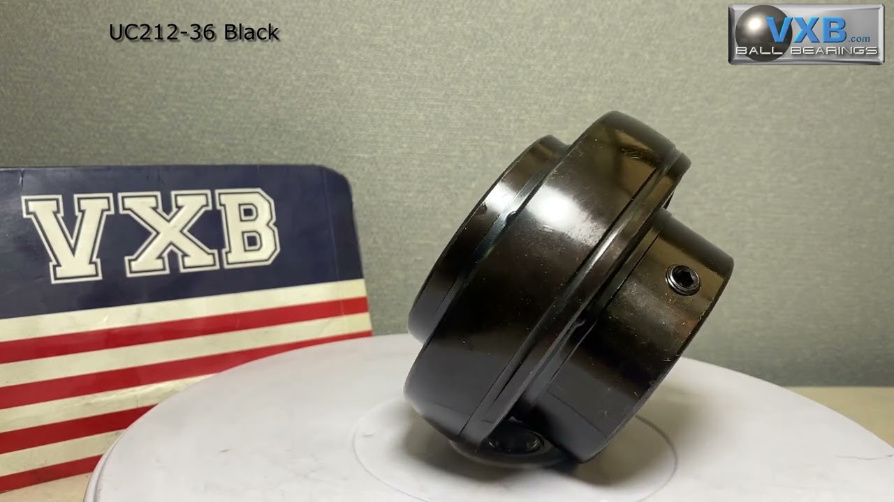 UC212-36 Black Oxide Plated Insert