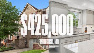 INSIDE This STUNNING Home in FREDERICK MD For Only $425,000
